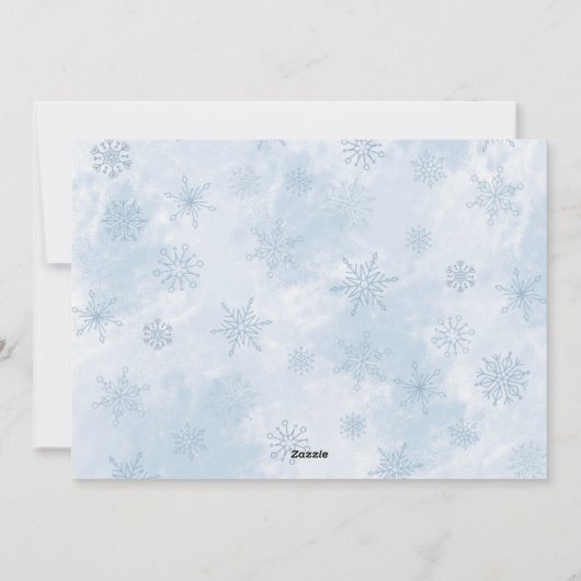 抽象芸術おもしろい赤鼻トナカイ – ミスフィットから シーズンカード (裏面)