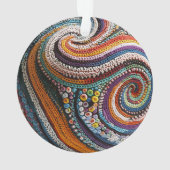 抽象芸術おもしろい オーナメント (裏面)