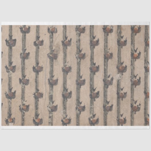 抽象芸術およびストライプパターンの切り離し紙 薄葉紙 (正面)