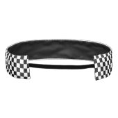 抽象芸術お尻幾何検査モザイクアートパターン アスレチックヘッドバンド (裏面)