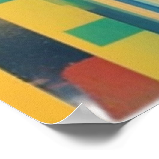 抽象芸術お洒落アートレディーオブアートデジタル ポスター (角)