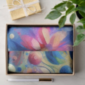 抽象芸術お洒落ドラゴンフライフローラデカップージ 薄葉紙 (ギフト)