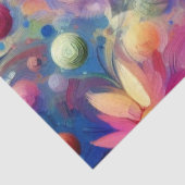 抽象芸術お洒落ドラゴンフライフローラデカップージ 薄葉紙 (詳細)