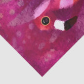 抽象芸術お洒落ピンクフラミンゴの切り離 薄葉紙 (詳細)