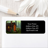 抽象芸術お洒落リトル狩りキャビン ラベル (インサイチュ)