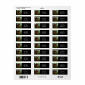 抽象芸術お洒落リトル狩りキャビン ラベル (フルシート)