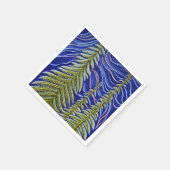 抽象芸術お洒落常緑樹 スタンダードカクテルナプキン (角)