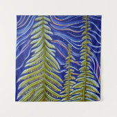 抽象芸術お洒落常緑樹 タペストリー (正面)