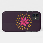 抽象芸術お洒落水彩ピンクフラワー Case-Mate iPhoneケース (裏面(横))