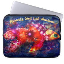 抽象芸術お洒落金魚パープルオレンジピンク