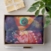 抽象芸術お洒落金魚パープルオレンジピンク 薄葉紙 (ギフト)