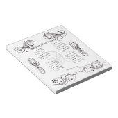 抽象芸術かわいいバンコカード/シート ノートパッド (アングル)