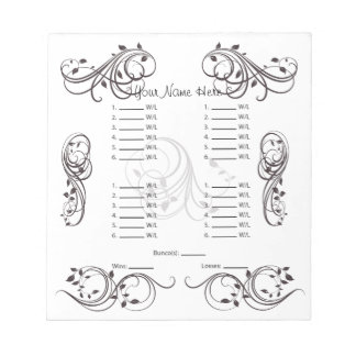 抽象芸術かわいいバンコカード/シート ノートパッド