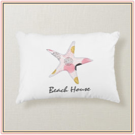 抽象芸術かわいらしスターフィッシュビーチハウス アクセントクッション