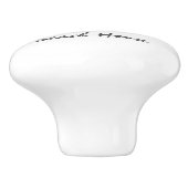 抽象芸術かわいらしスターフィッシュビーチハウス セラミックノブ (側面)