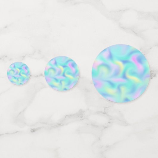 抽象芸術かわいらしパステルスワーズパターン コンフェッティ (正面)