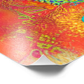 抽象芸術かわいらしビーチアート フォトプリント            (角)