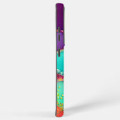 抽象芸術かわいらしビーチアート SAMSUNG GALAXYケース (右側面)