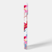 抽象芸術かわいらしフローラ・ディアアーモノグラムのト Case-Mate iPhoneケース (裏面 / 右)