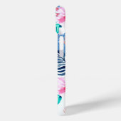 抽象芸術かわいらしフローラ・ディアアーモノグラムのト Case-Mate iPhoneケース (裏面 / 左)