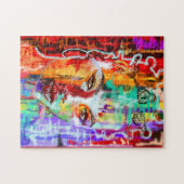 抽象芸術かわいらしレディーアート – ジグソーパズル (横)