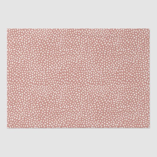 抽象芸術が玄米に点在する 薄葉紙 (正面)