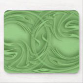 抽象芸術が緑のアートワークにカール マウスパッド (正面)