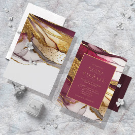 抽象芸術きらめくズ結婚ワインレッドID1018