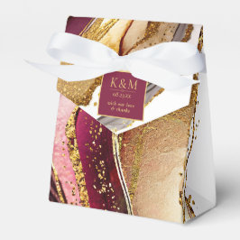 抽象芸術きらめくズ結婚ワインレッドID1018 フェイバーボックス