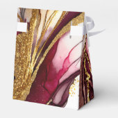 抽象芸術きらめくズ結婚ワインレッドID1018 フェイバーボックス (裏面サイド)