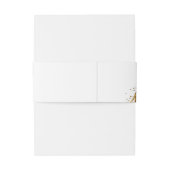 抽象芸術きらめくズ結婚ワインレッドID1018 招待状ベリーバンド (裏面例)