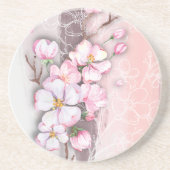 抽象芸術さくらんぼフラズサンドストーンコースター コースター (正面)