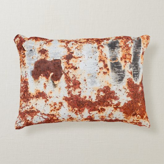 抽象芸術さびグランジテクスチャ背景 アクセントクッション (正面)