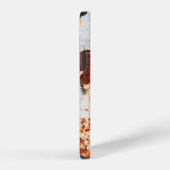 抽象芸術さびグランジテクスチャ背景 iPhoneケース (右側面)