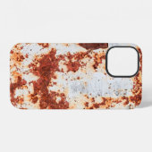 抽象芸術さびグランジテクスチャ背景 iPhoneケース (裏面横)