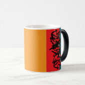 抽象芸術すごい3Dコーヒーマグ！ モーフィングマグカップ (正面右)