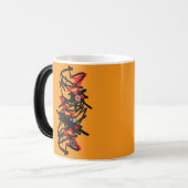 抽象芸術すごい3Dコーヒーマグ！ モーフィングマグカップ (正面左)