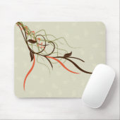 抽象芸術つる植物 マウスパッド (マウス)