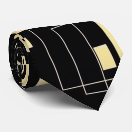 抽象芸術で準正装 ネクタイ (ロール)