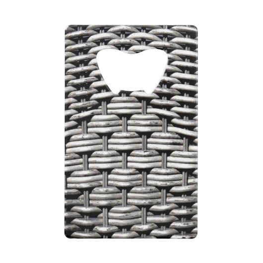 抽象芸術とグスタイリッシュレーパターン クレジットカード栓抜き (正面)