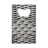 抽象芸術とグスタイリッシュレーパターン クレジットカード栓抜き (裏面)