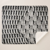 抽象芸術とグスタイリッシュレーパターン シェルパブランケット (正面(横))