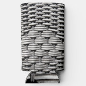 抽象芸術とグスタイリッシュレーパターン スリム缶クーラー (裏面)