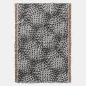 抽象芸術とグスタイリッシュレーパターン スローブランケット (正面縦)