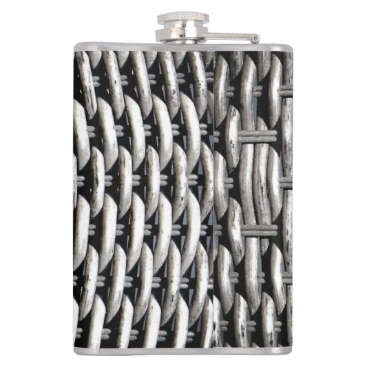 抽象芸術とグスタイリッシュレーパターン フラスク (裏面)