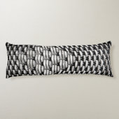 抽象芸術とグスタイリッシュレーパターン ボディピロー (裏面)