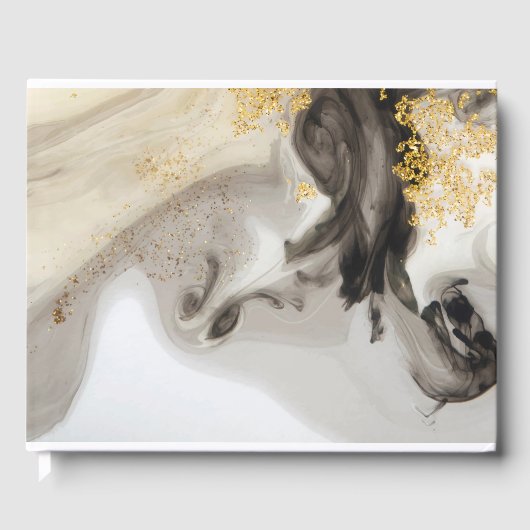 抽象芸術とグリッター ゲストブック (正面)