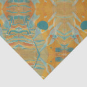 抽象芸術とティール（緑がかった色） 薄葉紙 (詳細)