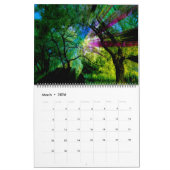 抽象芸術とフローラ2025カレンダー – MultiMediaSusan カレンダー (3月 2026)