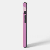 抽象芸術と蝶のラインアートin紫 Case-Mate iPhoneケース (裏面 / 左)